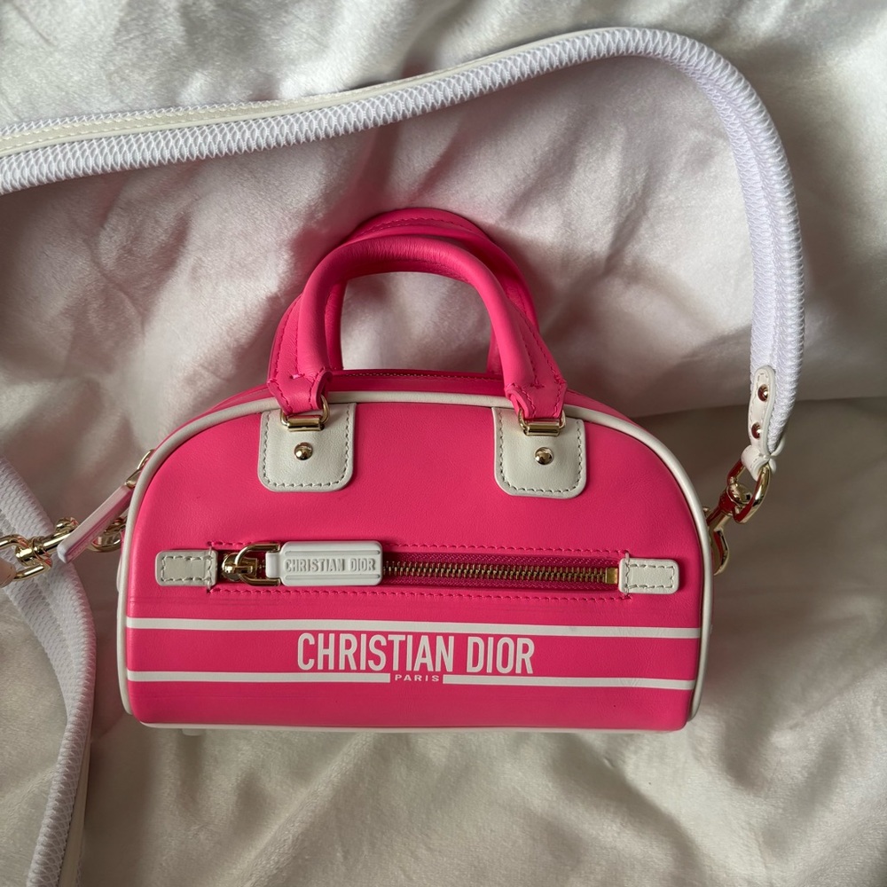 NEW Hot Pink Mini Bowling Purse